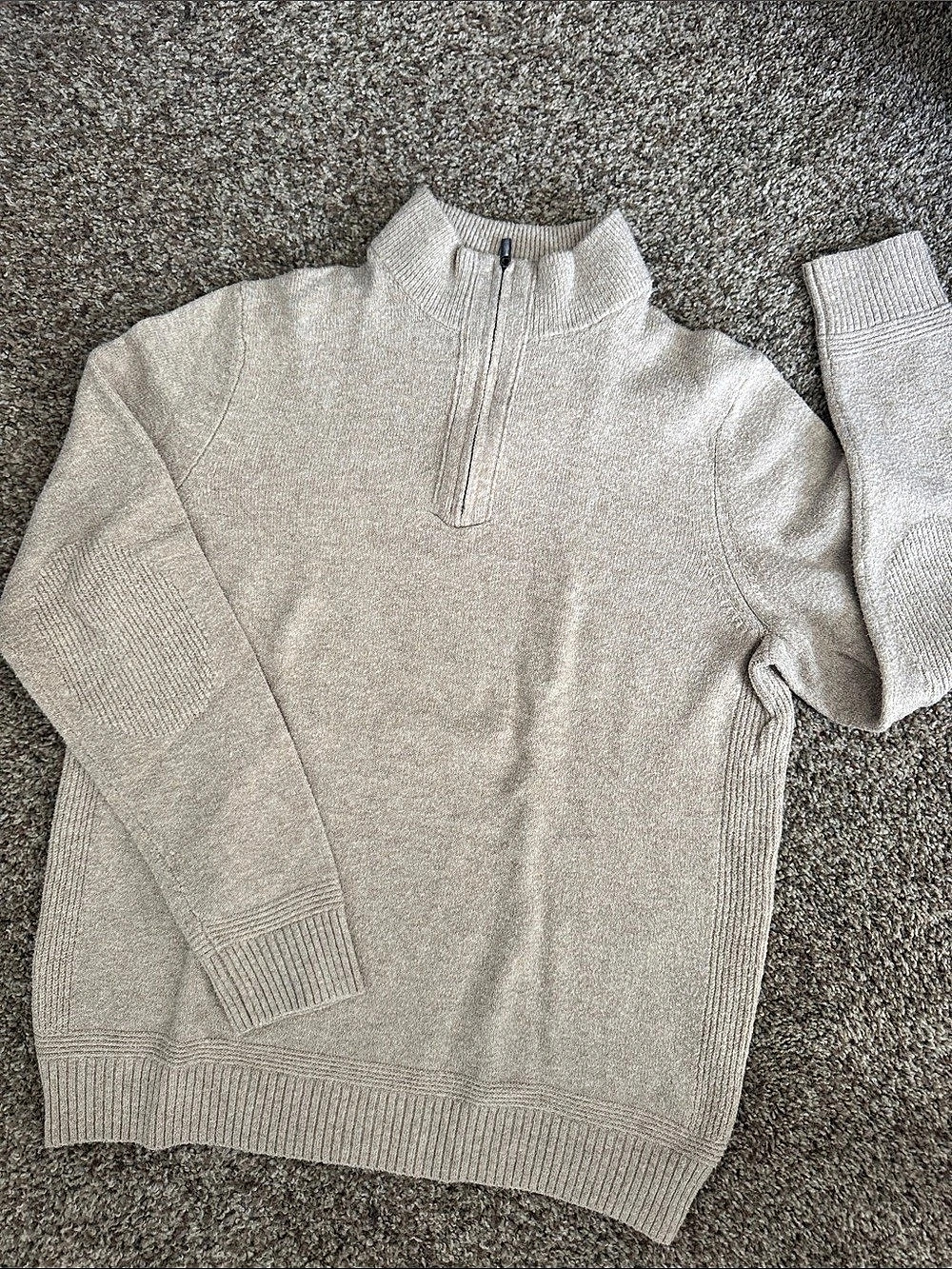 Joseph Abboud Men's Quarter-Zip Sweater Size Large Like New